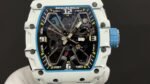 Best Swiss Richard Mille RM 35-03 Replica Rafael Nadal Watch for Men | White Carbon Fiber Case | Blue Strap - Image 3