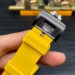 Best Swiss Replica Richard Mille RM 011 Skeleton Dial Watch – Carbon Fiber Case, Yellow Rubber Strap - Image 8