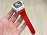 Richard Mille RM 88 Smiley Automatic Tourbillon Watch Replica, Red Rubber Strap - Image 5