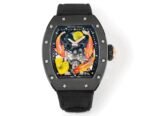 Swiss RICHARD MILLE RM S10 Replica – Koi Tourbillon, Black Steel Case, Sport Style - Image 2
