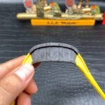 Best Swiss Replica Richard Mille RM 011 Skeleton Dial Watch – Carbon Fiber Case, Yellow Rubber Strap - Image 6