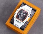 Replica Richard Mille RM50-03 Super Clone Chronograph Mechanical Watch - White Carbon Fiber Case - Image 6