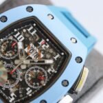 Best Richard Mille RM11-03 Carbon Fiber Chronograph Replica Black Dial Watch - Image 7
