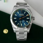 Rolex Milgauss 40mm Blue Dial Green Crystal 116400GV