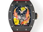 Replica Richard Mille RM S10 Koi Tourbillon Watch – Red Rubber Strap, AAA Quality - Image 5