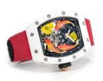 Best Replica Richard Mille RM S10 Koi Tourbillon Watch – Red Strap - Image 6