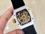 Replica Richard Mille RM 88 Smiley Automatic Winding Tourbillon with Blue Strap - Image 4