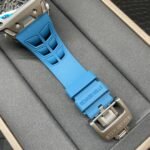 Luxury Replica Richard Mille RM 35-03 Rafael Nadal Skeleton Dial Blue Strap Watch For Men - Image 10