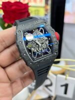 Best Richard Mille RM35-02 Carbon Fiber Skeleton Dial Swiss Replica Watch - Image 6