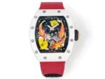 Best Replica Richard Mille RM S10 Koi Tourbillon Watch – Red Strap - Image 3