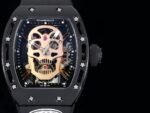 Replica Richard Mille RM052 Skull Tourbillon Super Clone Watch 43mm Swiss Skeleton Design - Image 3