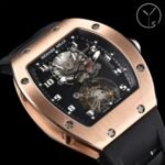 Swiss Richard Mille RM 002-V2 Replica Watch – Skeleton Dial, Black Rubber Strap, 45mm Men’s Luxury Timepiece - Image 4
