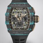 Swiss Replica Richard Mille RM 11-03 Carbon Turquoise Case Watch – Skeleton Dial Luxury Men's Timepiece