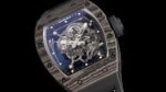 Swiss Replica Richard Mille RM55 – AAAAA Super Clone with Carbon Fiber Case & Rubber Strap - Image 4