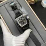 Richard Mille RM 11-03 Replica Black Ceramic Case with Black Rubber Strap | Skeleton Dial Watch For Men - Image 2