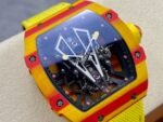 Best Swiss Replica Richard Mille RM 27-03 Red Yellow Carbon Fiber Watch - Image 8