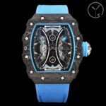 Richard Mille RM53-01 Tourbillon Replica Men's Watch Carbon Fiber Case - Image 2