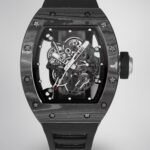 Replica Swiss RM055 Carbon Fiber Replica Watch – Skeleton Design