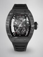 Replica Swiss RM055 Carbon Fiber Replica Watch – Skeleton Design