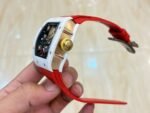 Richard Mille RM 88 Smiley Automatic Tourbillon Watch Replica, Red Rubber Strap - Image 6