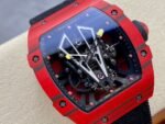 Swiss Replica Richard Mille RM27-03 41mm Red Matador Skeleton Dial Carbon Fiber Case - Image 8