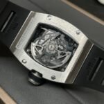 Swiss Richard Mille RM 010 Replica – Skeleton Dial Men’s Watch With Black Rubber Strap And Sapphire Crystal - Image 9