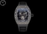 Best Richard Mille RM 052 Replica Black Carbon Fiber Case Watch – Men’s Luxury Watch With Skeleton Skull Dial - Image 2