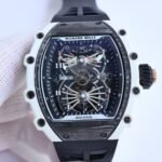 Replica Richard Mille RM21-02 Watch – Swiss Skeleton Tourbillon, Carbon Case, Sport Style - Image 2