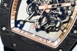 Richard Mille RM055 Skeleton Watch with Black Rubber Strap – Swiss Replica - Image 5