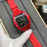Replica Richard Mille RM 52-01 Skeleton Skull Dial Men's Watch – Swiss Movement, Red Carbon Case - Image 2
