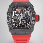 Replica Richard Mille RM35-02 Red Rubber Strap Swiss Movement Sports Watch