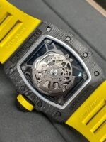 Swiss Replica Richard Mille RM 35-02 Watch For Men – Skeleton Dial, Yellow Rubber Strap, Luxury Sport Design - Image 9