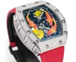 Richard Mille RM S10 Koi Tourbillon Replica – Swiss Movement, Diamond-Set Case, and AAA Quality for the Ultimate Luxury Experience - Image 5