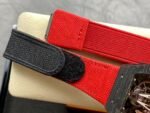 Swiss Replica Richard Mille RM27-03 Black Carbon Fiber Case with Red Woven Strap - Image 7