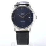 Omega De Ville Blue Dial Leather