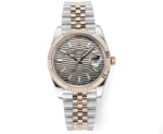 Rolex Datejust 41mm Watch with Platinum Bezel, Grey Dial