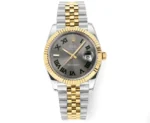 Rolex Datejust 41mm Watch – Two-Tone Steel and Gold with Grey Dial