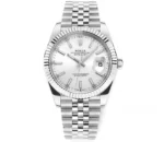 Rolex Datejust 41mm Silver Fluted Bezel Stainless Steel