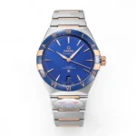 Omega Constellation Blue Dial Ceramic Watch