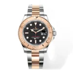 Rolex Yacht-Master 42mm Two-Tone Stainless Steel & 18k Everose Gold with Black Dial Automatic