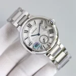 Cartier Ballon Bleu Two Hand Watch Silver - Image 2