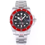 Rolex Submariner PARAKEET – Custom Black Gradient Green Dial with Red Bezel – 904L Stainless Steel by Official Store