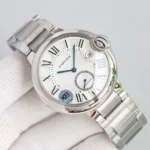 Cartier Ballon Bleu Mens Watch Silver - Image 3