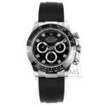 Rolex Daytona 4130 Black Dial Rubber Strap Men’s Chronograph