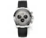 Rolex Daytona 4130 – Black Rubber Strap, Panda Dial, Ultra-Thin Case by Official Store