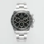 Rolex Daytona M126500LN Perfect Edition – Silver Stainless Steel, Black Dial, Watches Chronograph
