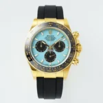 Rolex Daytona Watch – Gold Case, Tiffany Blue Dial, Chronograph