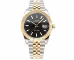 Rolex Datejust 41mm Black Dial Two-Tone Jubilee Bracelet