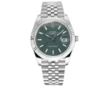 Rolex Datejust 41mm Green Dial Stainless Steel Oyster Bracelet