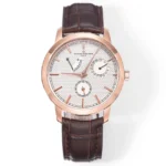 Vacheron Constantin Traditionnelle 83520/000R-9909 Rose Gold with Brown Leather Strap